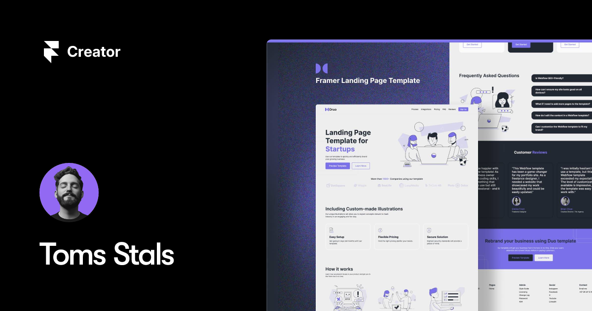Toms Stals Framer Creator