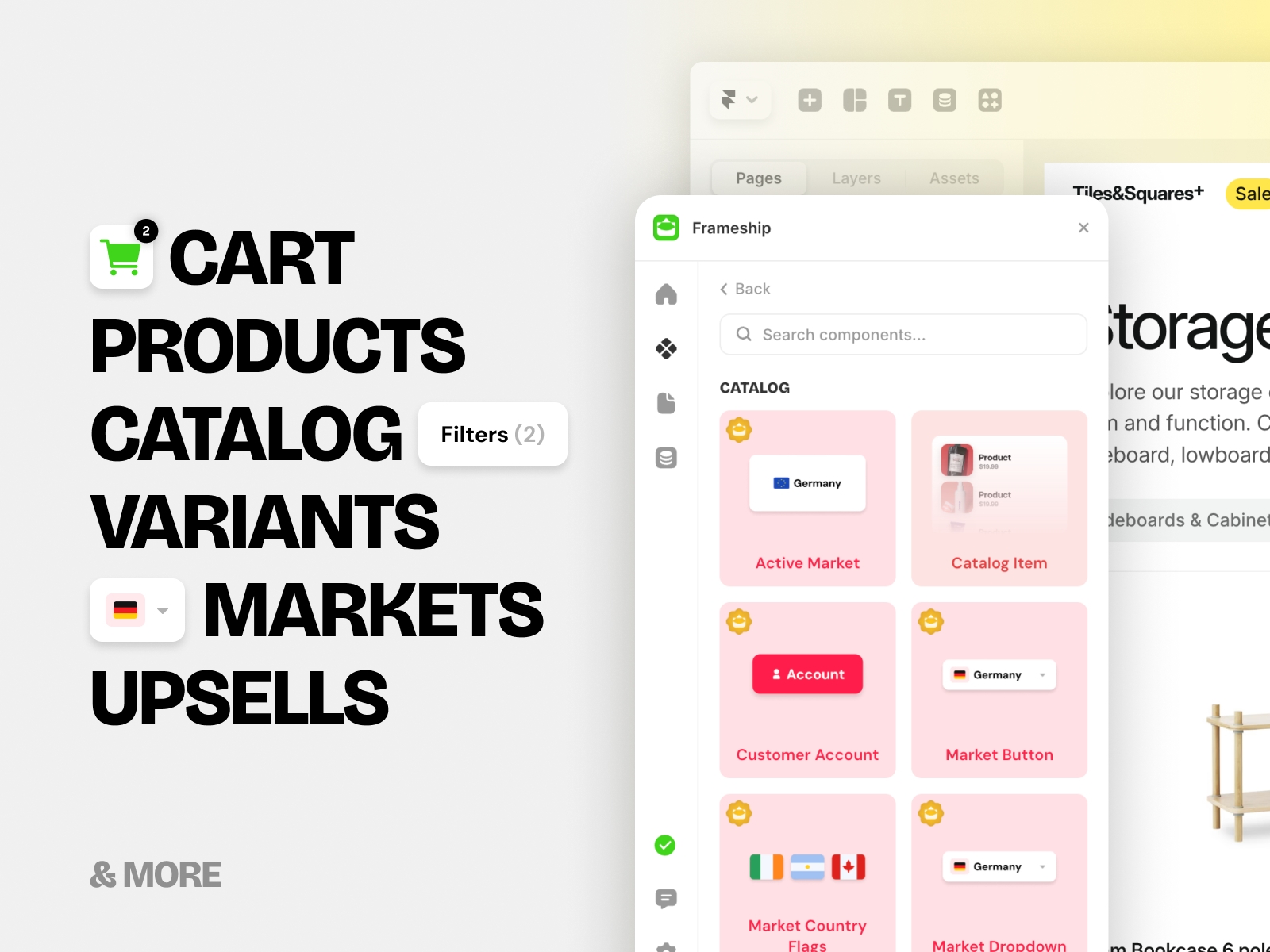 Screenshot 3 for Frameship, a Framer Marketplace plugin by Insert Frame.