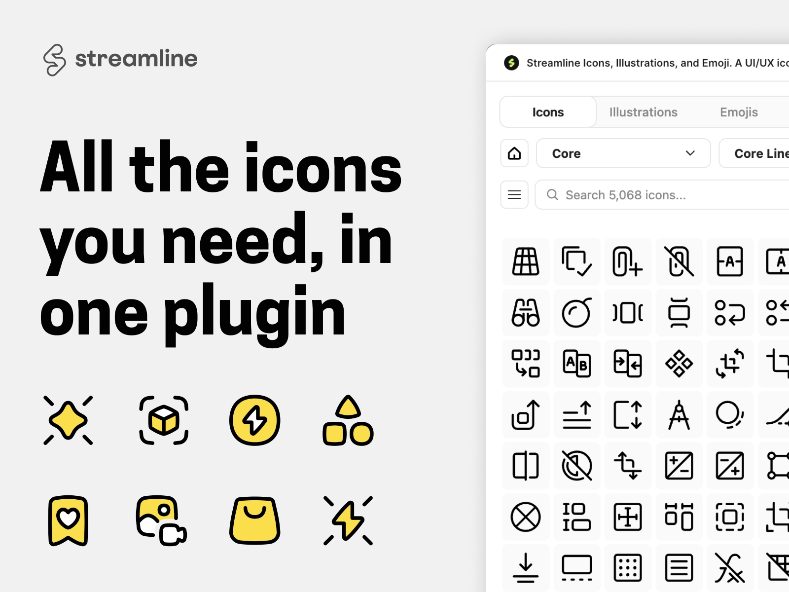 Thumbnail 1 for Streamline Icons, a Framer Marketplace template by Streamline Icons.