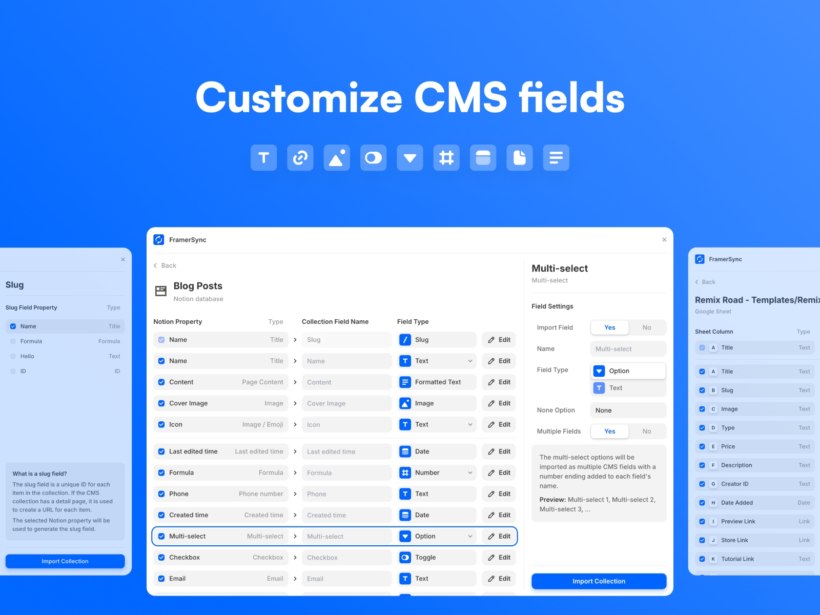 Screenshot 3 for FramerSync, a Framer Marketplace plugin by Isaac Roberts.