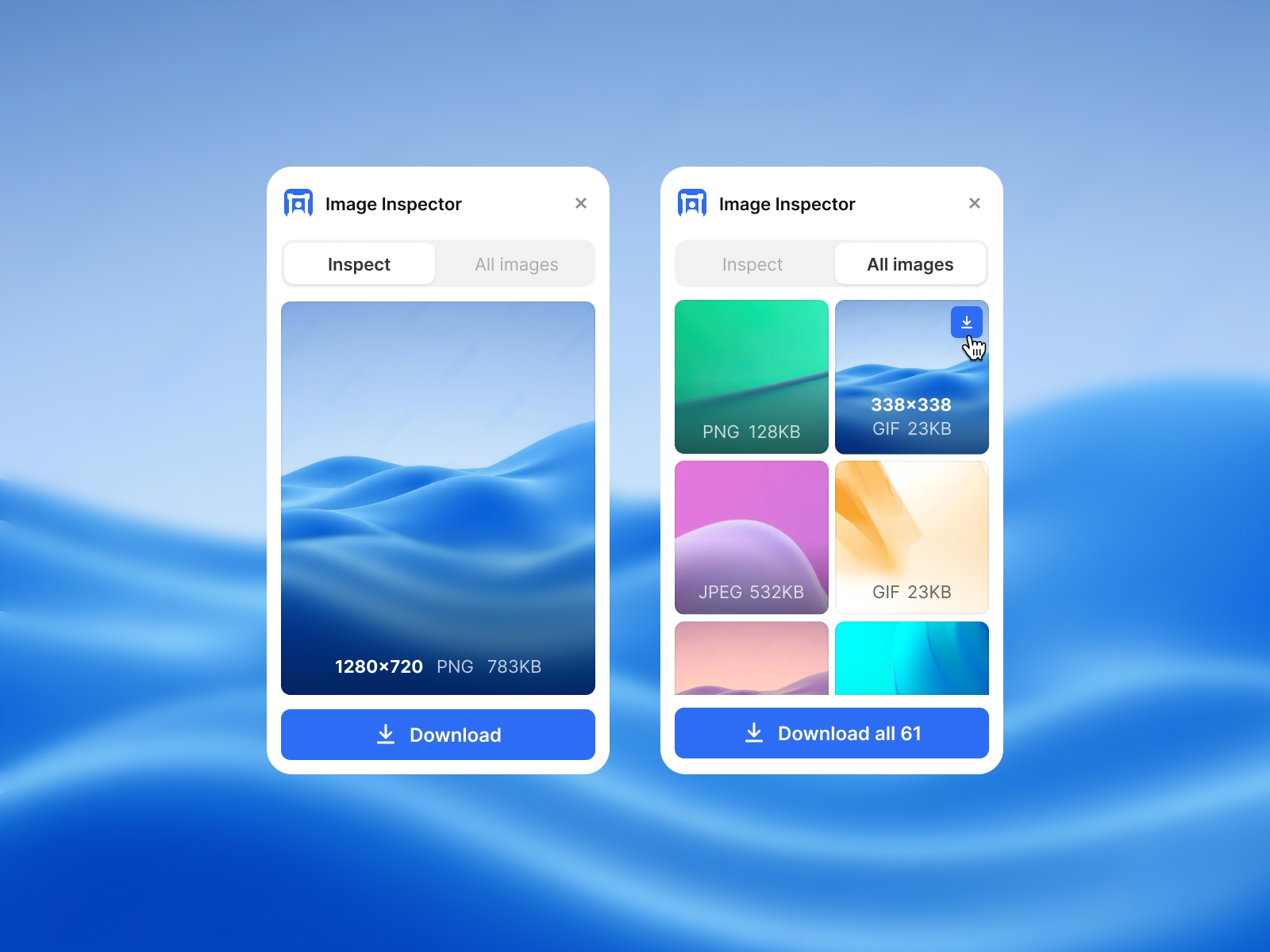Thumbnail 1 for Image Inspector, a Framer Marketplace plugin by Emanuel Serbanoiu.