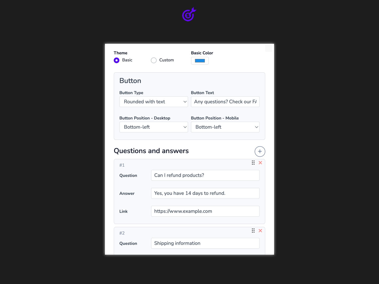 Thumbnail 2 for Smartarget FAQ, a Framer Marketplace template by Smartarget.