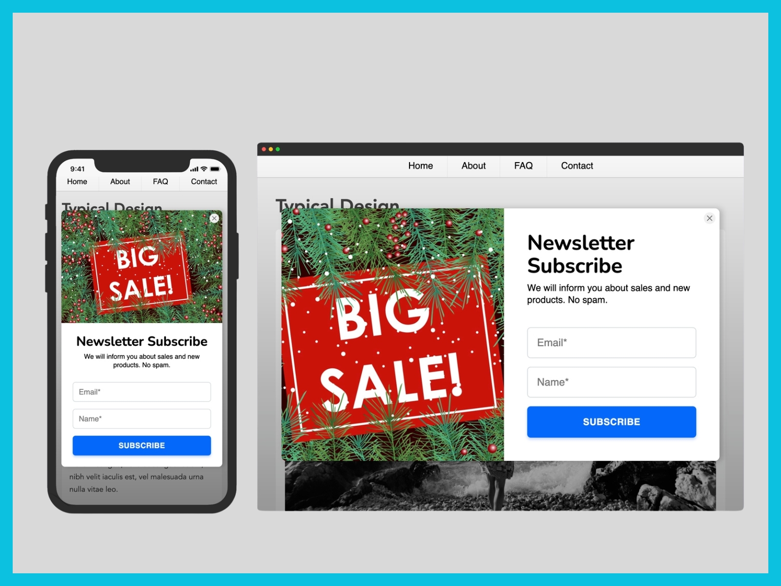 Thumbnail 2 for Smartarget Popup Forms, a Framer Marketplace plugin by Smartarget.