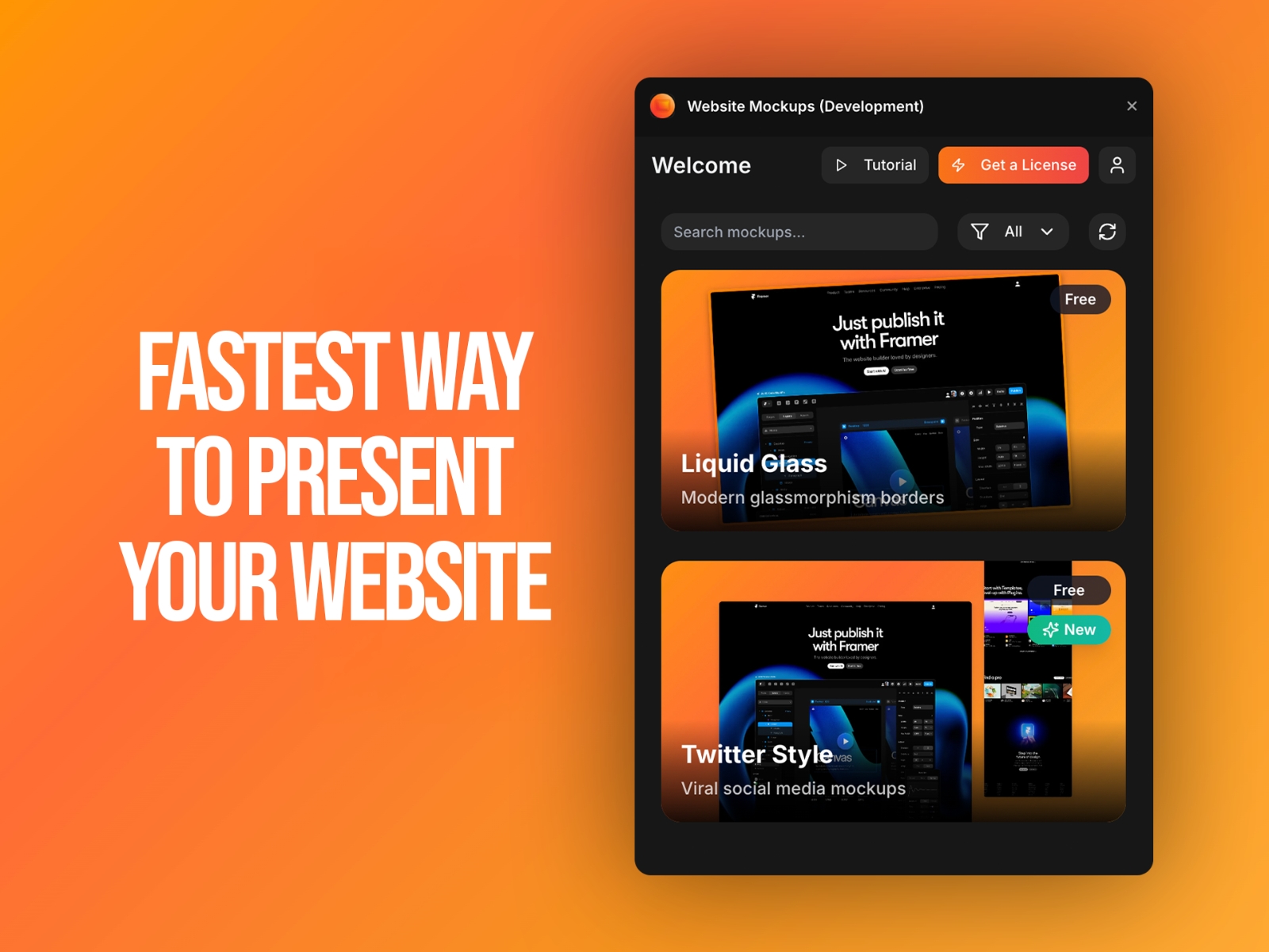 Thumbnail 1 for Website Mockups, a Framer Marketplace template by Syed Saboor.