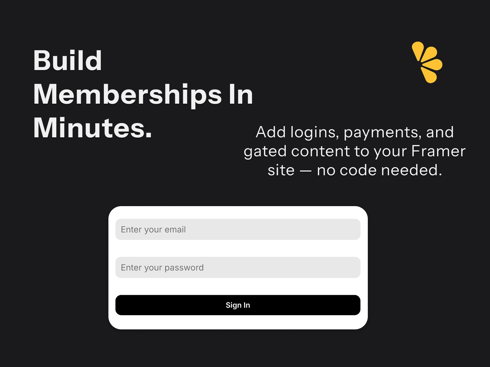 Thumbnail 1 for Memberhub, a Framer Marketplace template by Nathan Ryver.