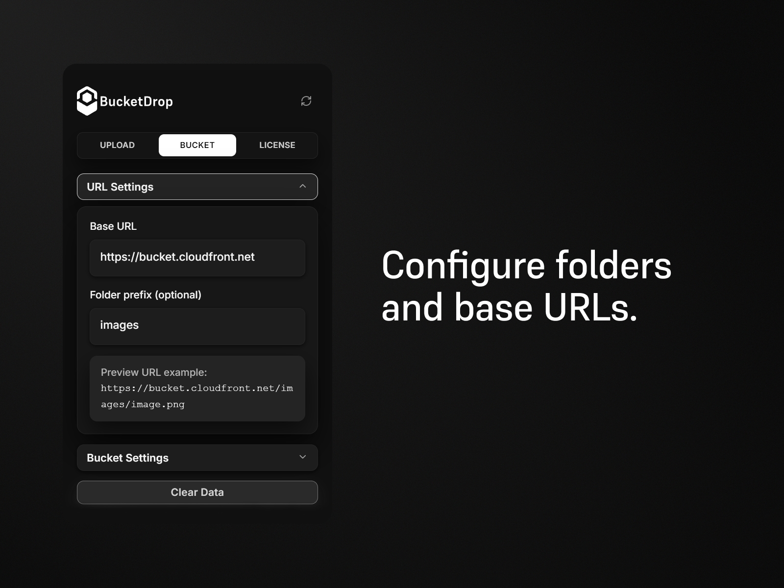 Screenshot 4 for BucketDrop, a Framer Marketplace plugin by FRMHX.