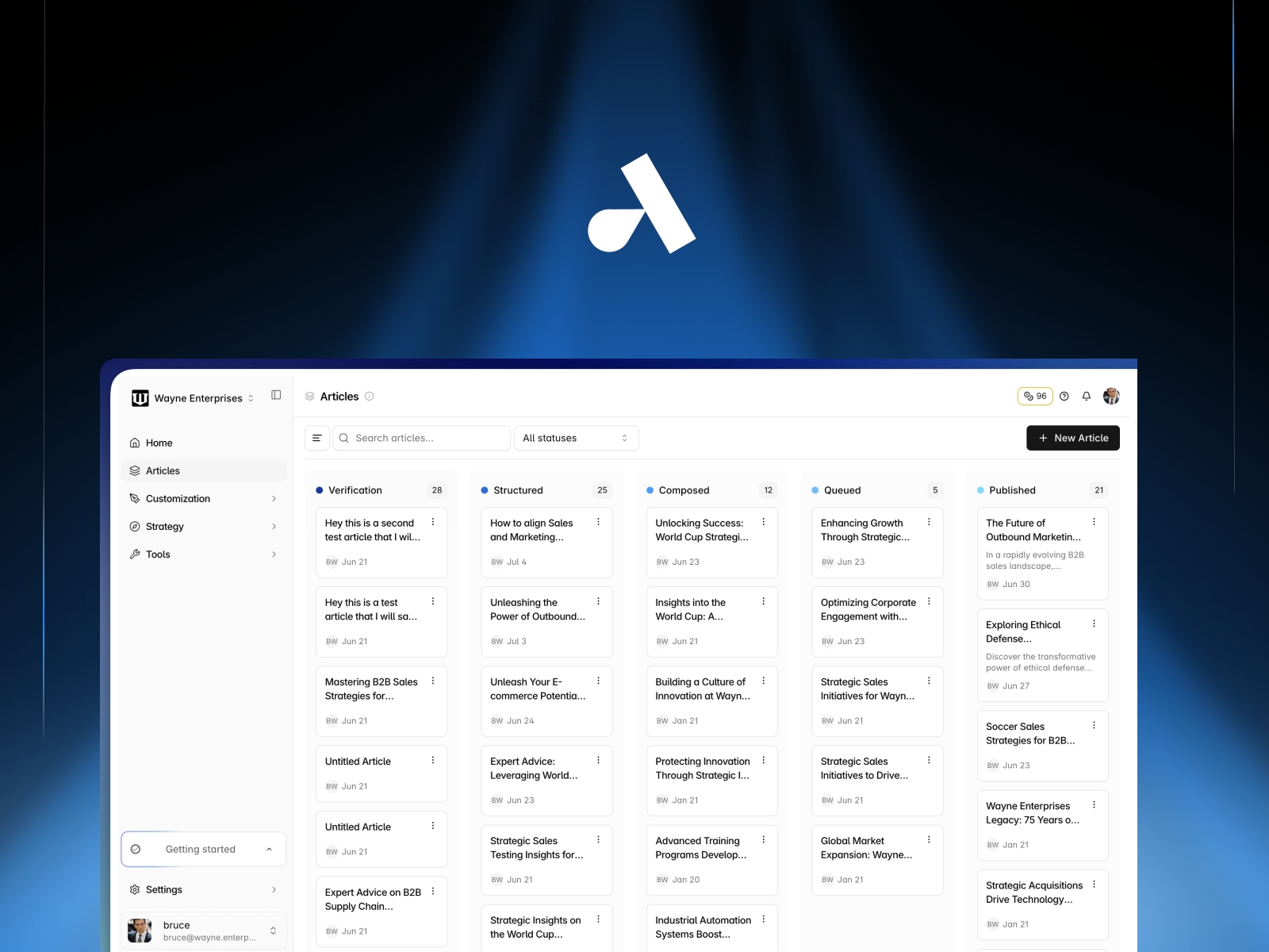 Thumbnail 1 for Airticler, a Framer Marketplace template by Blake Knight.