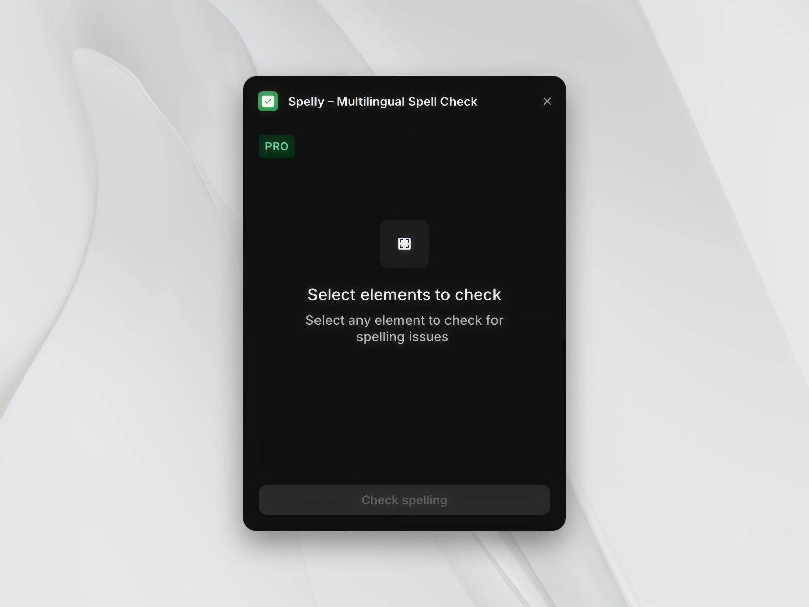 Thumbnail 1 for Spelly – Multilingual Spell Check, a Framer Marketplace template by Przemek Kowal.