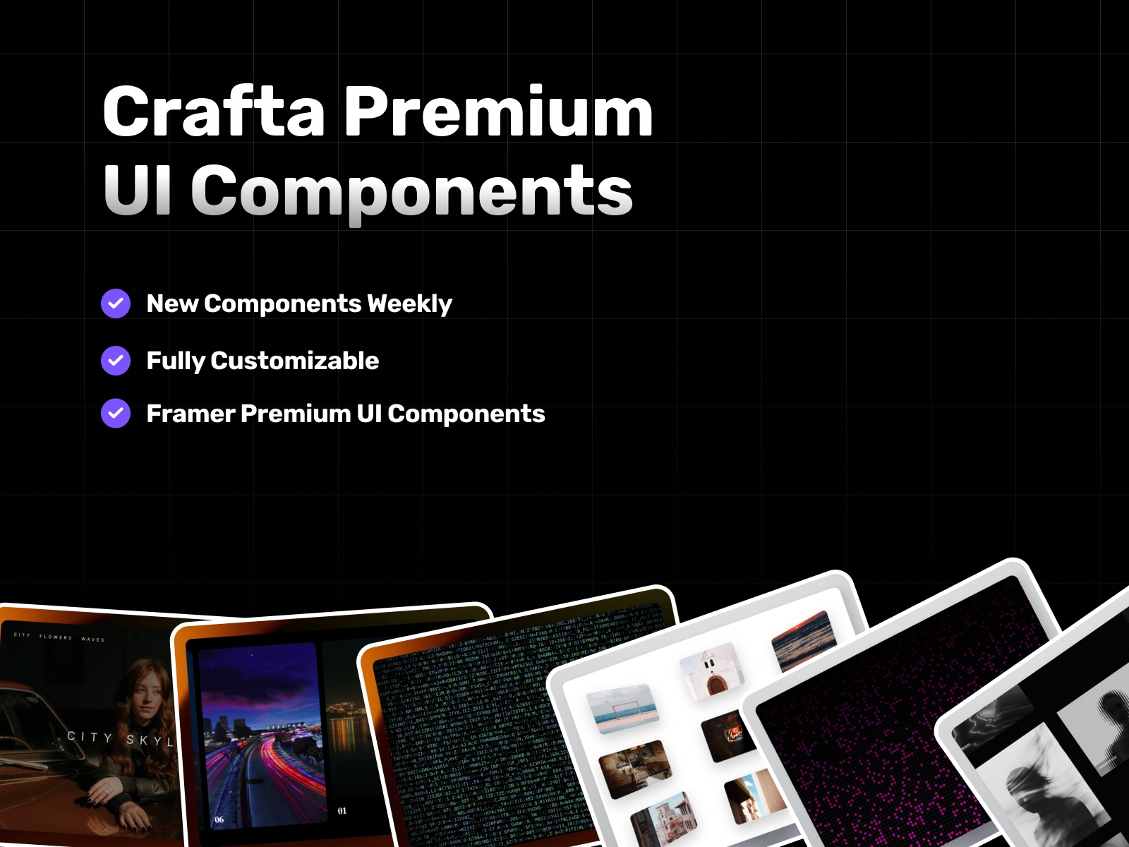 Thumbnail 2 for Crafta, a Framer Marketplace template by PixFold.