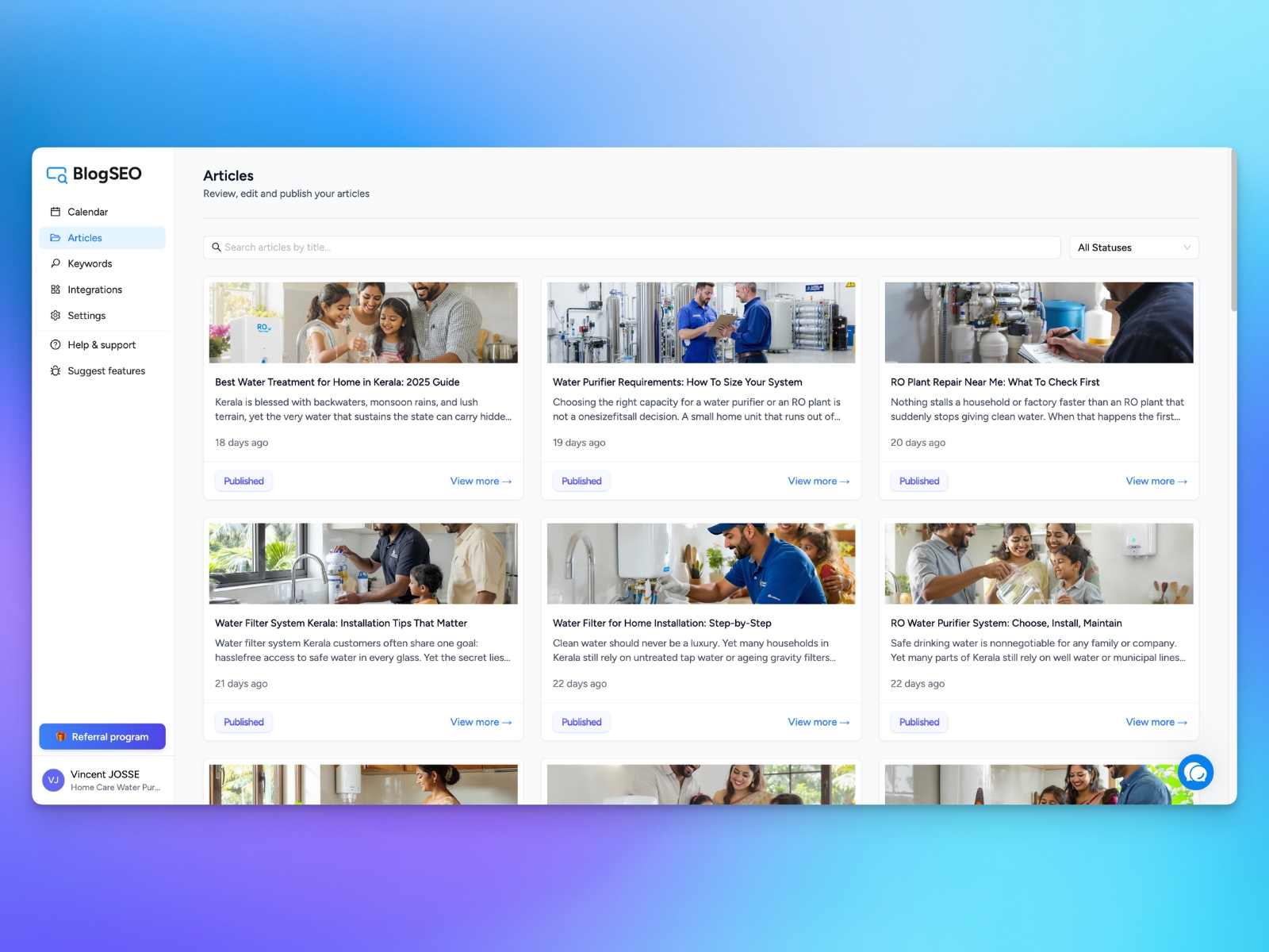 Thumbnail 2 for BlogSEO, a Framer Marketplace template by BlogSEO Team.