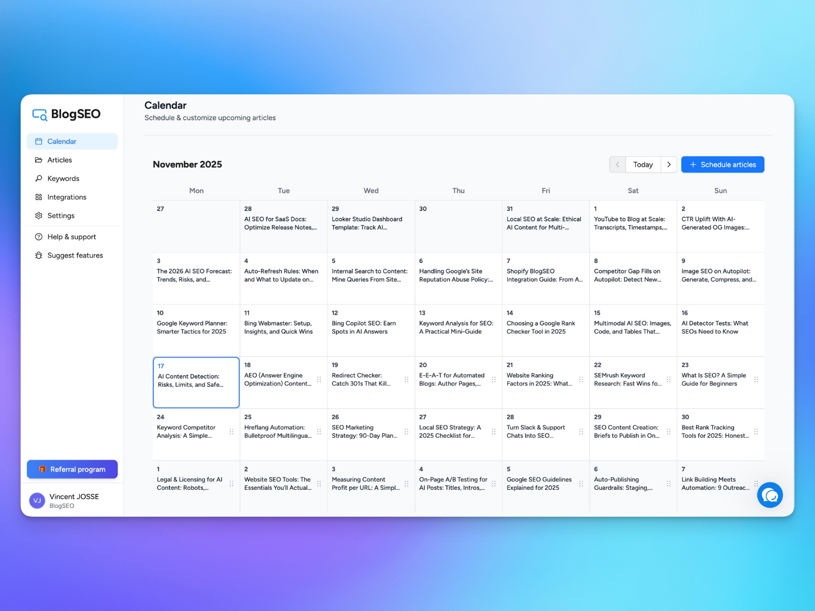 Screenshot 3 for BlogSEO, a Framer Marketplace plugin by BlogSEO Team.