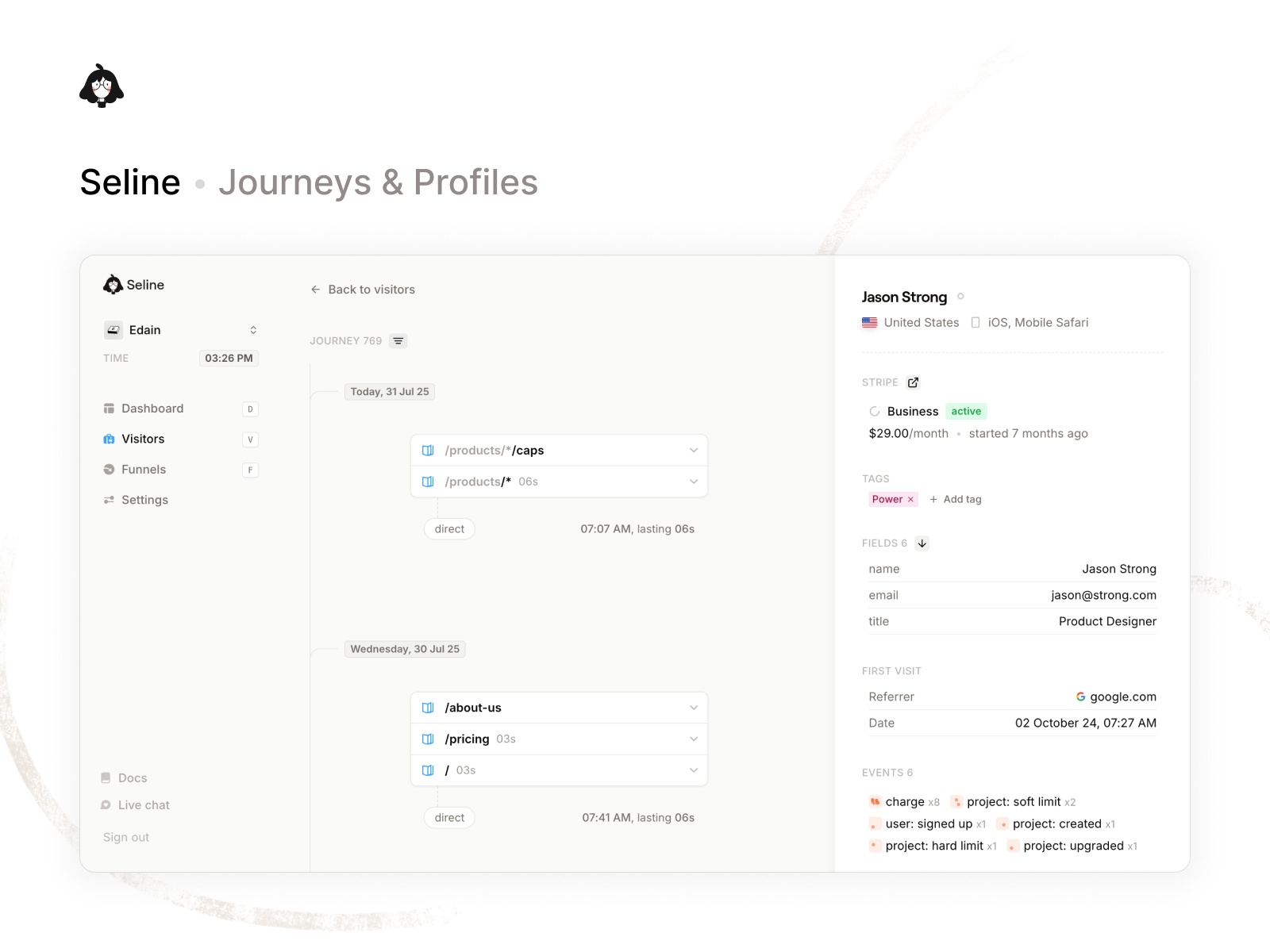Screenshot 3 for Seline Analytics, a Framer Marketplace plugin by Kostya Nesterovich.