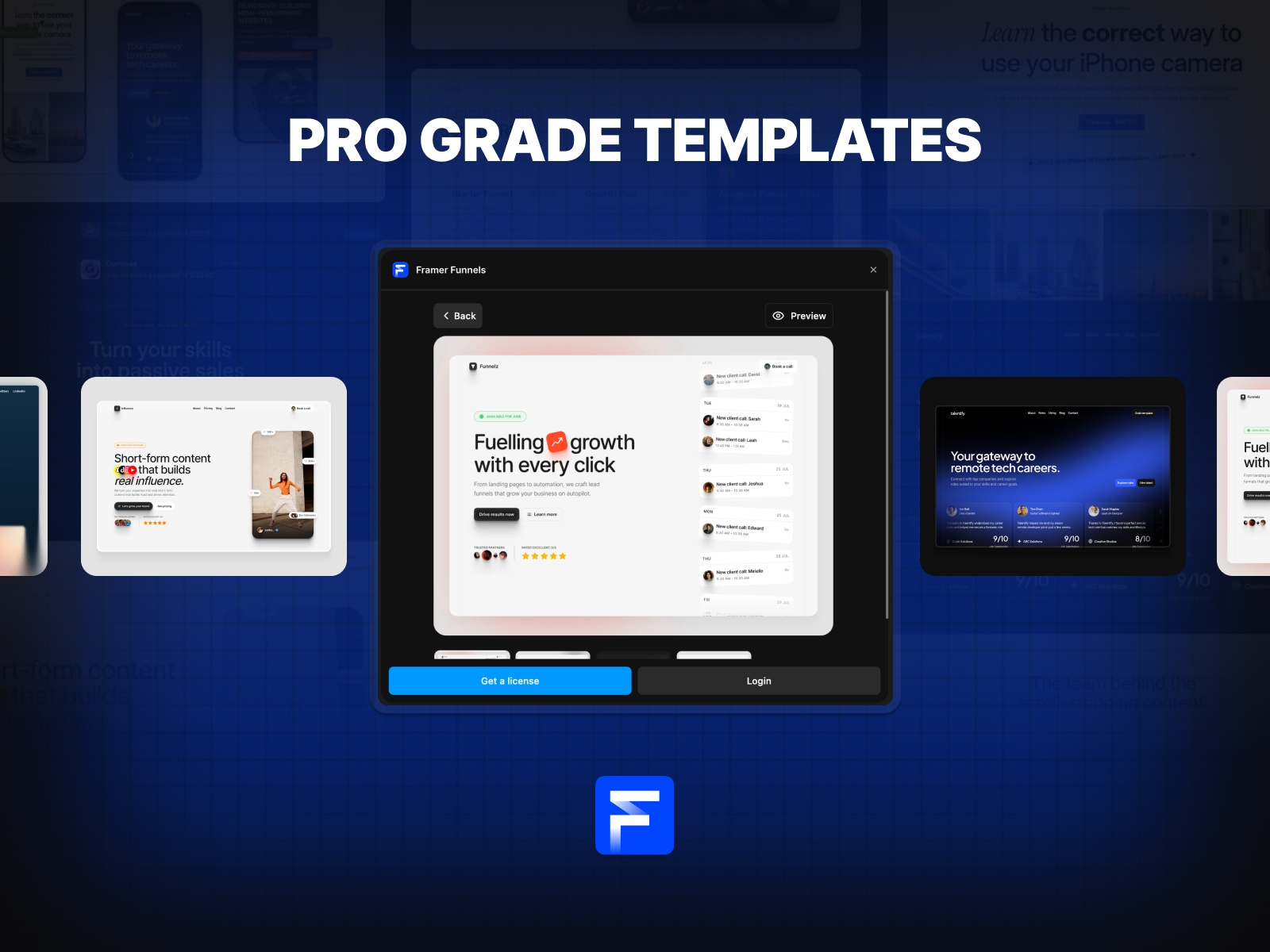 Thumbnail 2 for Framer Funnels, a Framer Marketplace template by Framer Funnels.