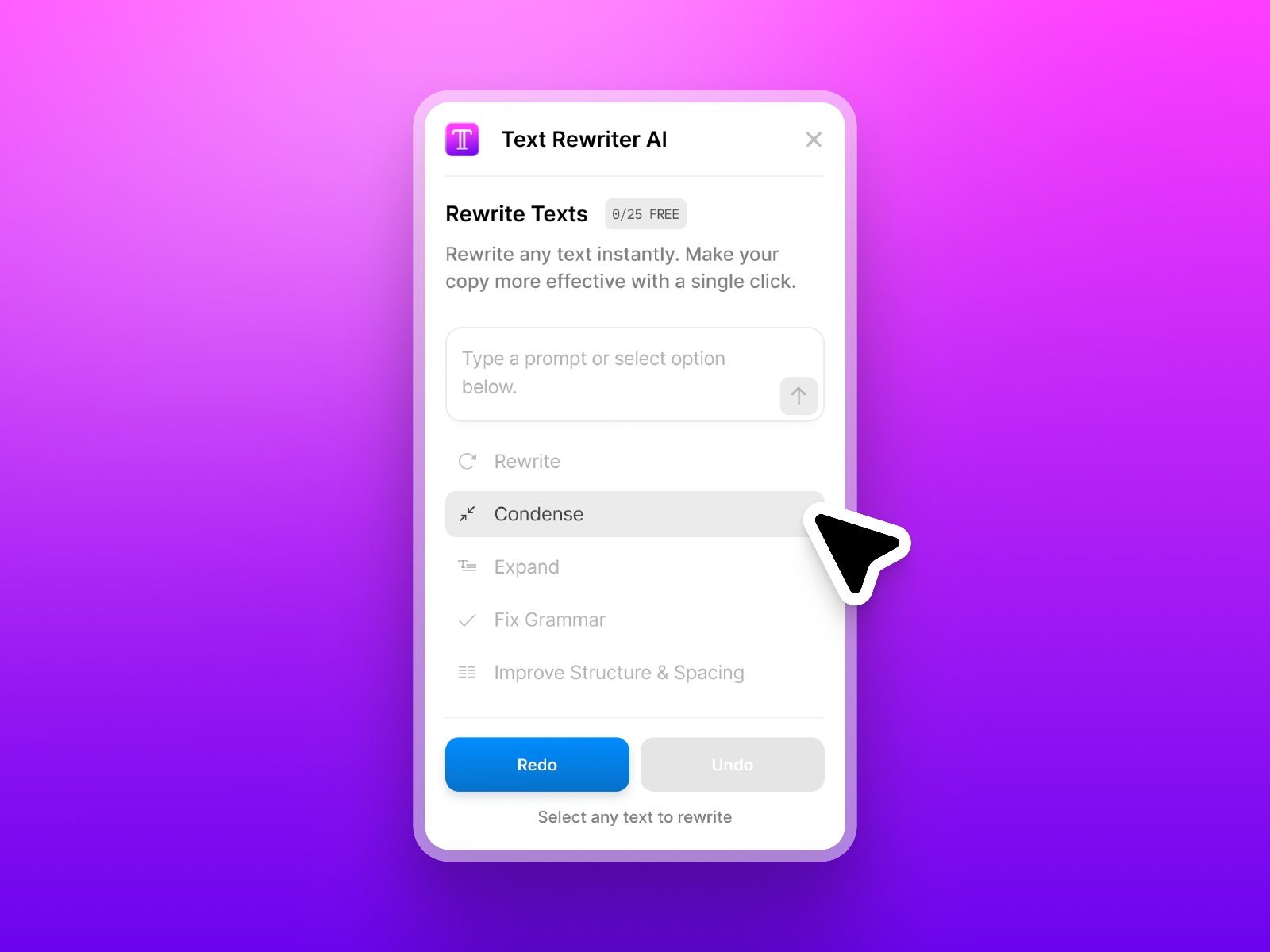 Thumbnail 1 for AI Text Rewriter, a Framer Marketplace template by Adheeb.