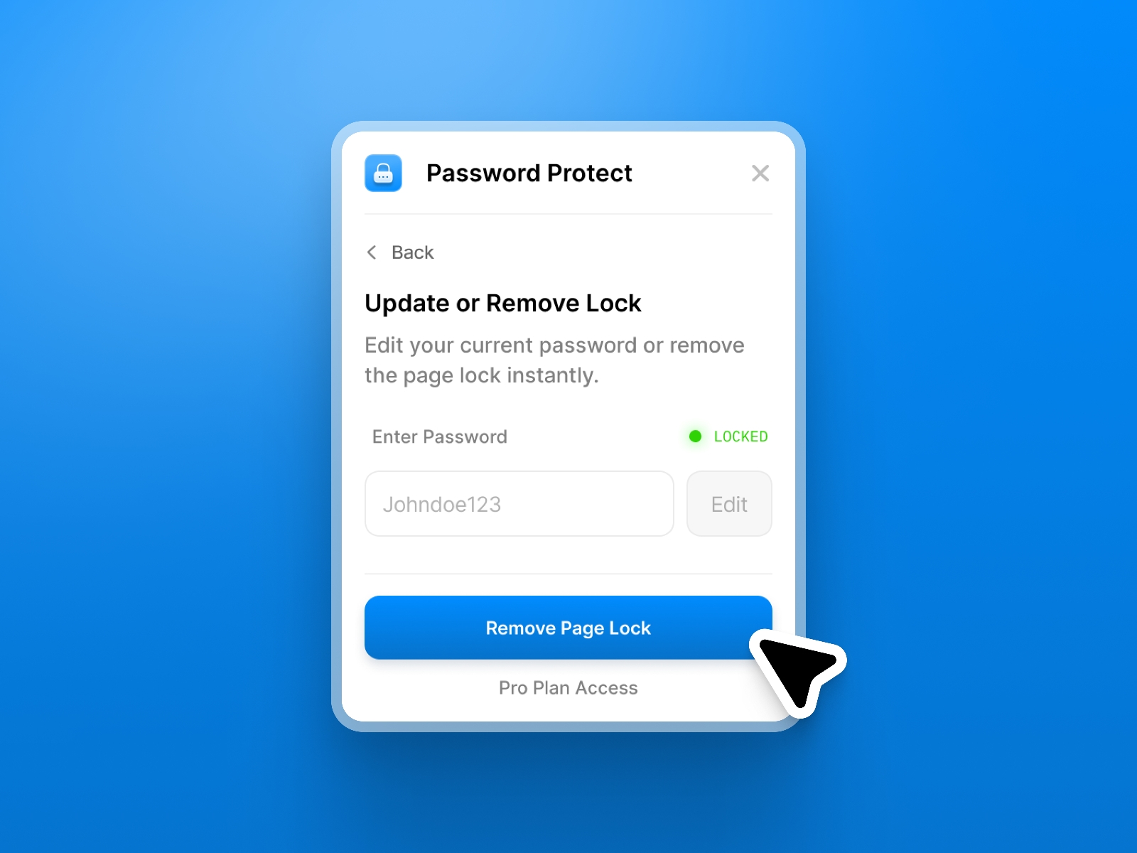 Thumbnail 1 for Password Protect, a Framer Marketplace template by Adheeb.
