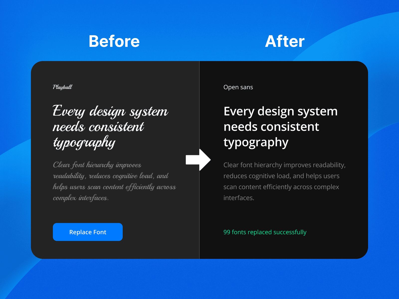 Thumbnail 2 for Fontwise: Quick Font Replacer & Pairing, a Framer Marketplace template by Framer Spark.