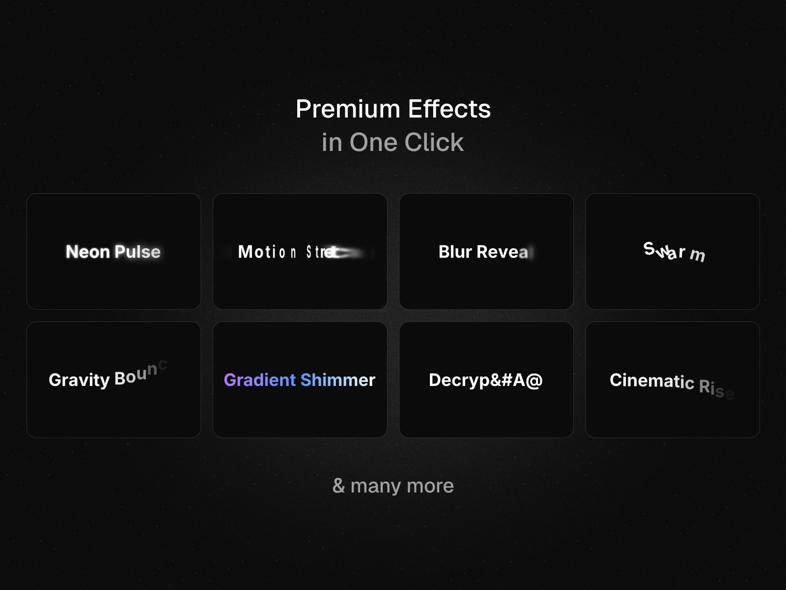 Thumbnail 1 for Kinetic Type, a Framer Marketplace template by Gunnar Gray.