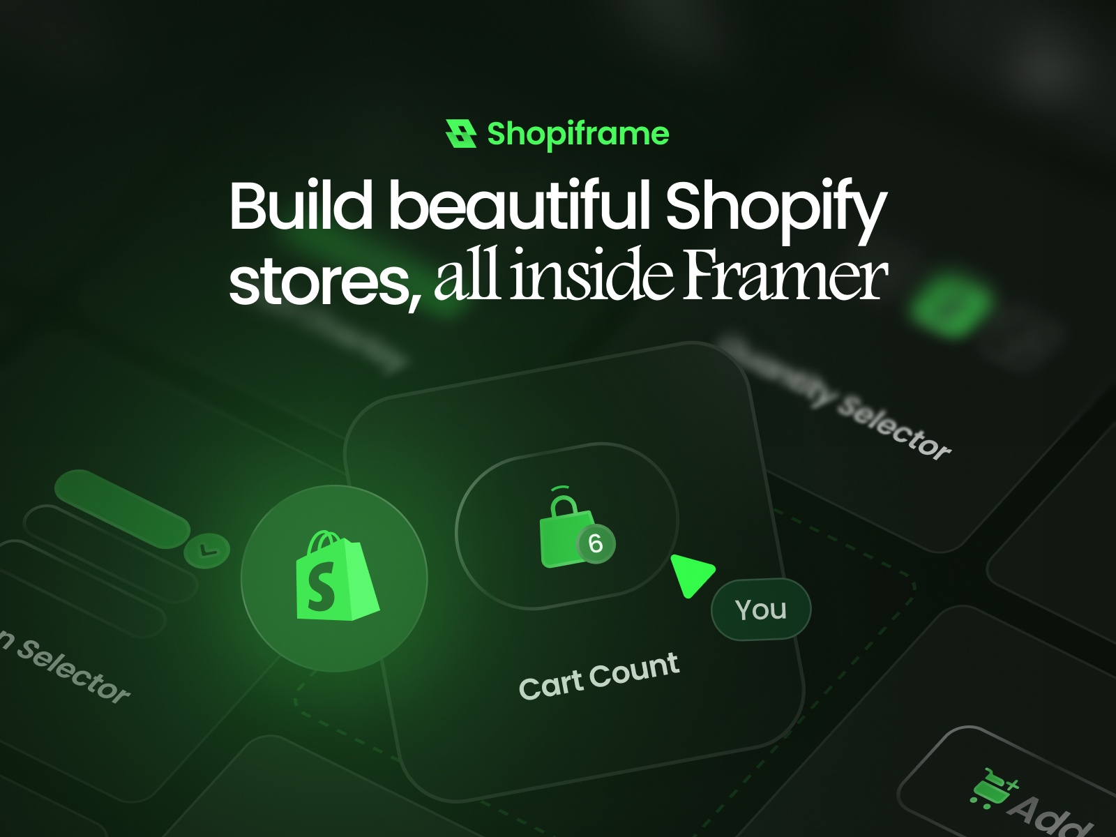 Thumbnail 1 for Shopiframe, a Framer Marketplace template by FrameSpace.
