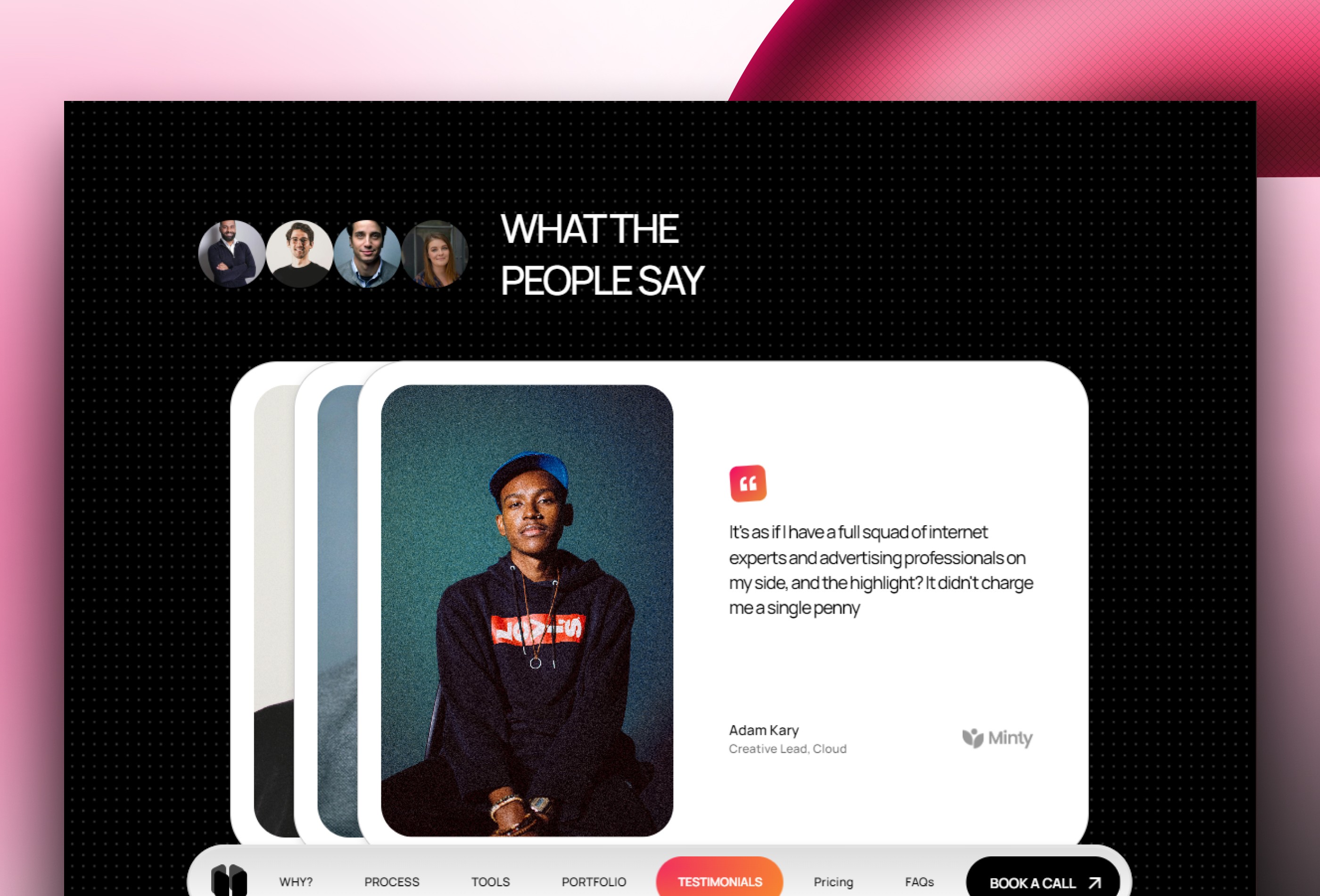 Screenshot 4 for Crate, a Framer Marketplace template by Plaiter.