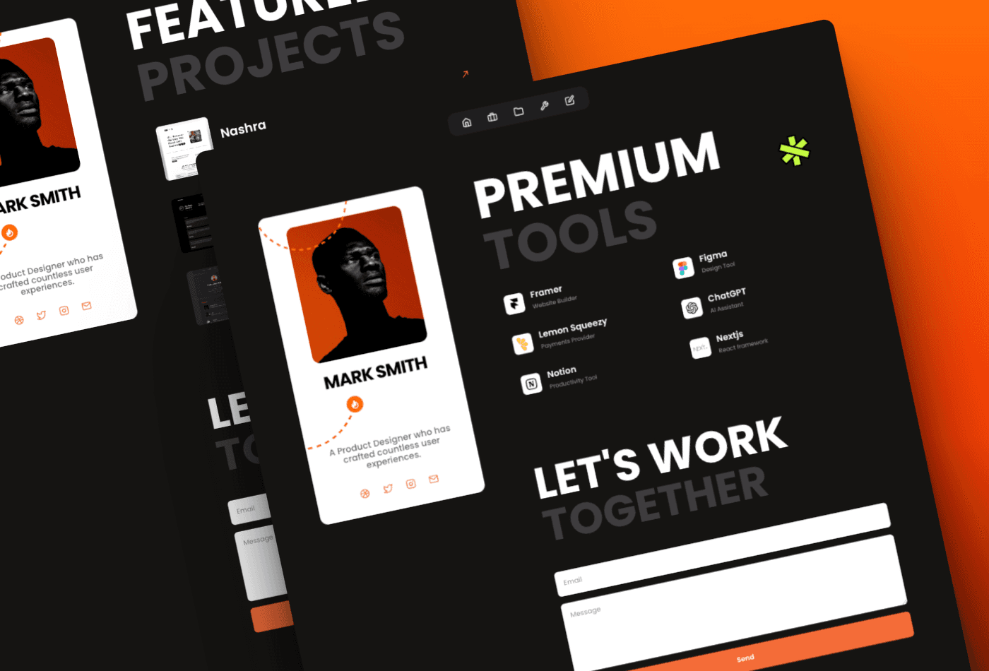 Screenshot 4 for Sawad, a Framer Marketplace template by Mejed Alkoutaini.