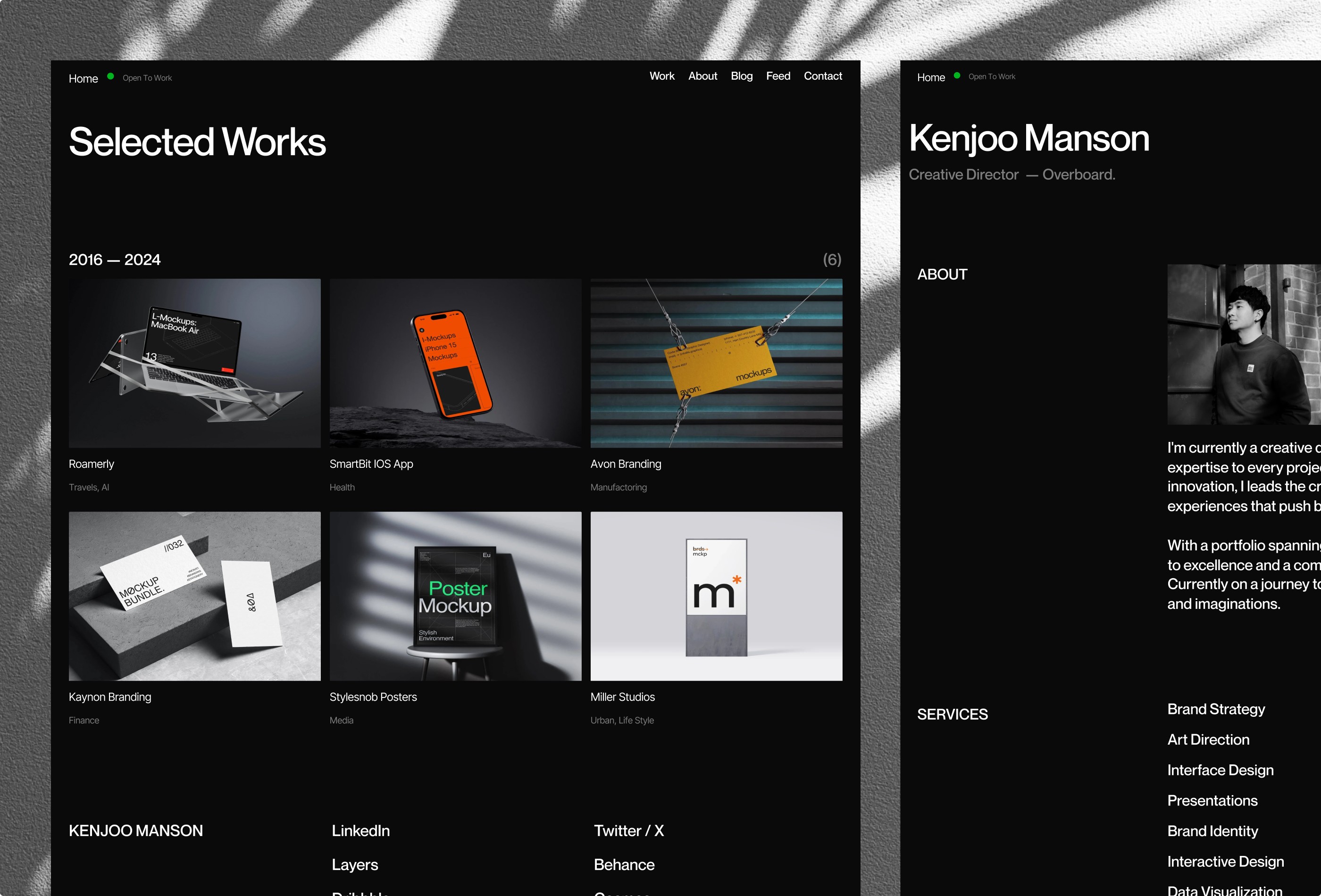 Screenshot 2 for Kenjoo, a Framer Marketplace template by Flowbyherox.
