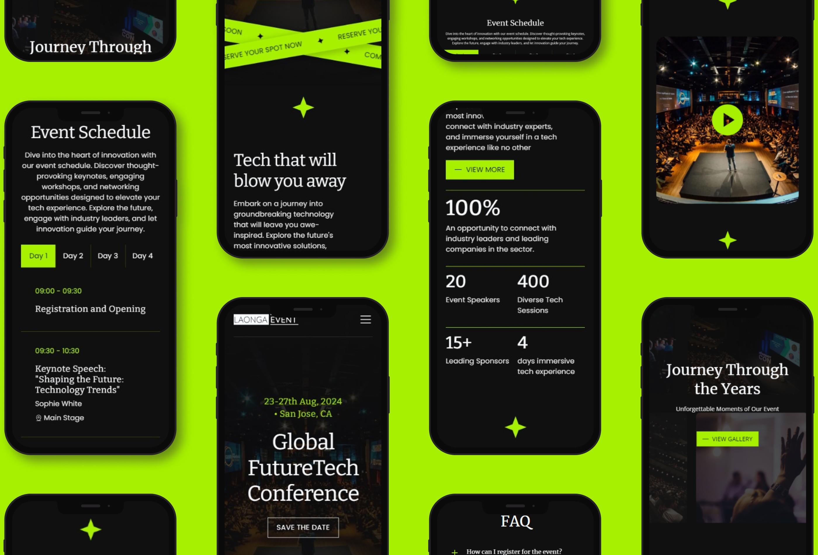 Thumbnail 2 for Laonga Event, a Framer Marketplace template by AzebThemes.