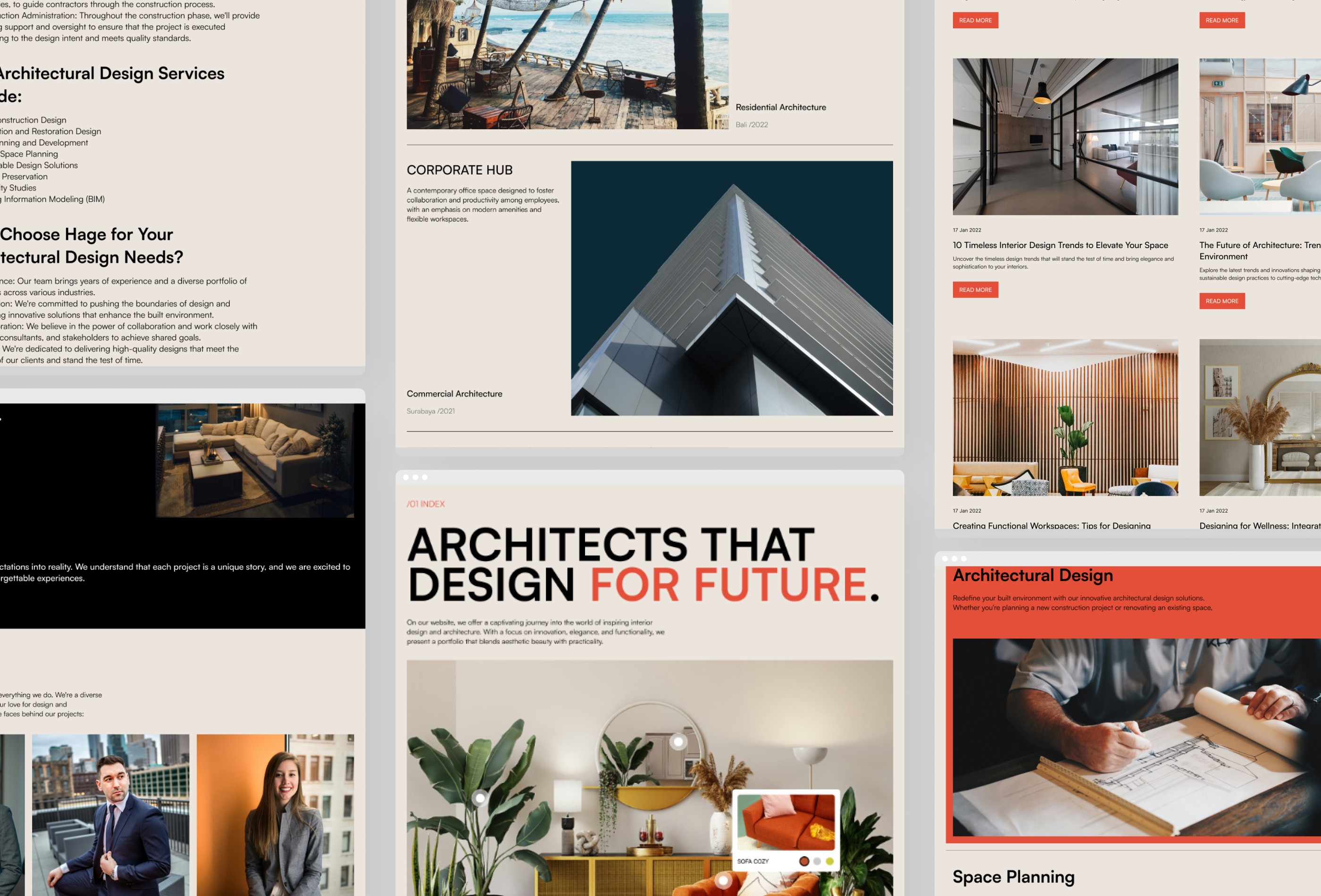 Screenshot 3 for Hage, a Framer Marketplace template by Asril.