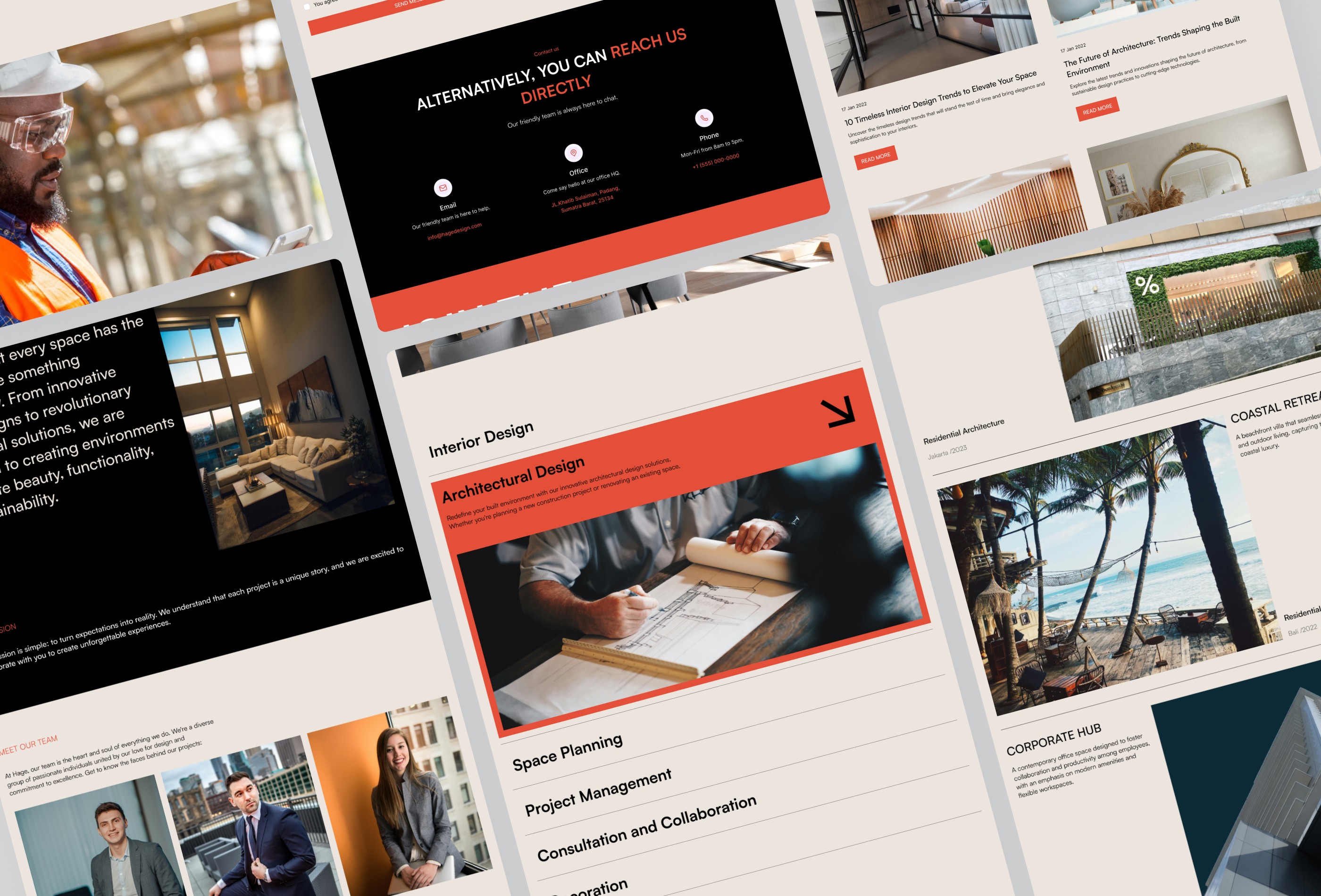 Screenshot 4 for Hage, a Framer Marketplace template by Asril.