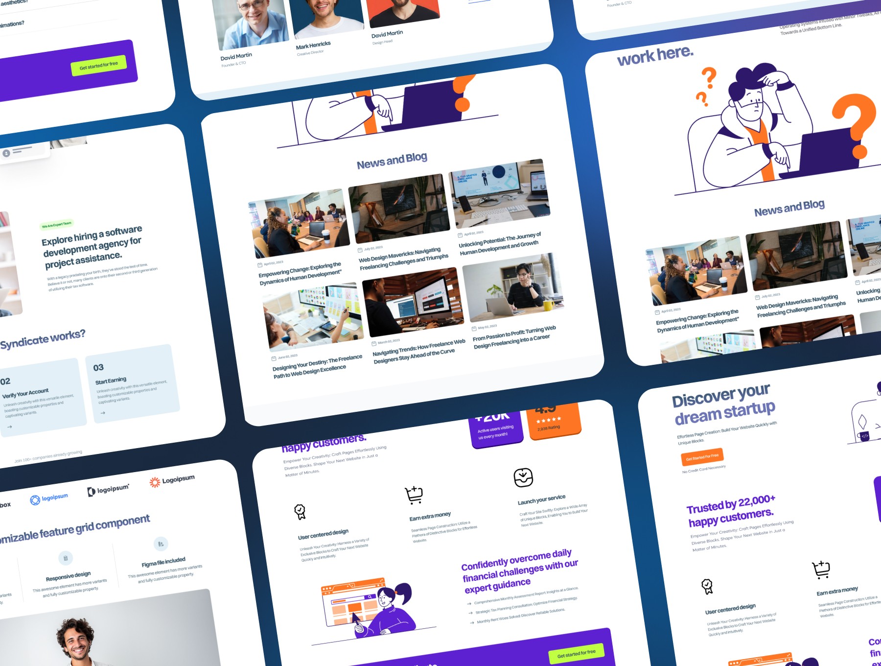Screenshot 3 for Syndicate, a Framer Marketplace template by ahmad madhoun.