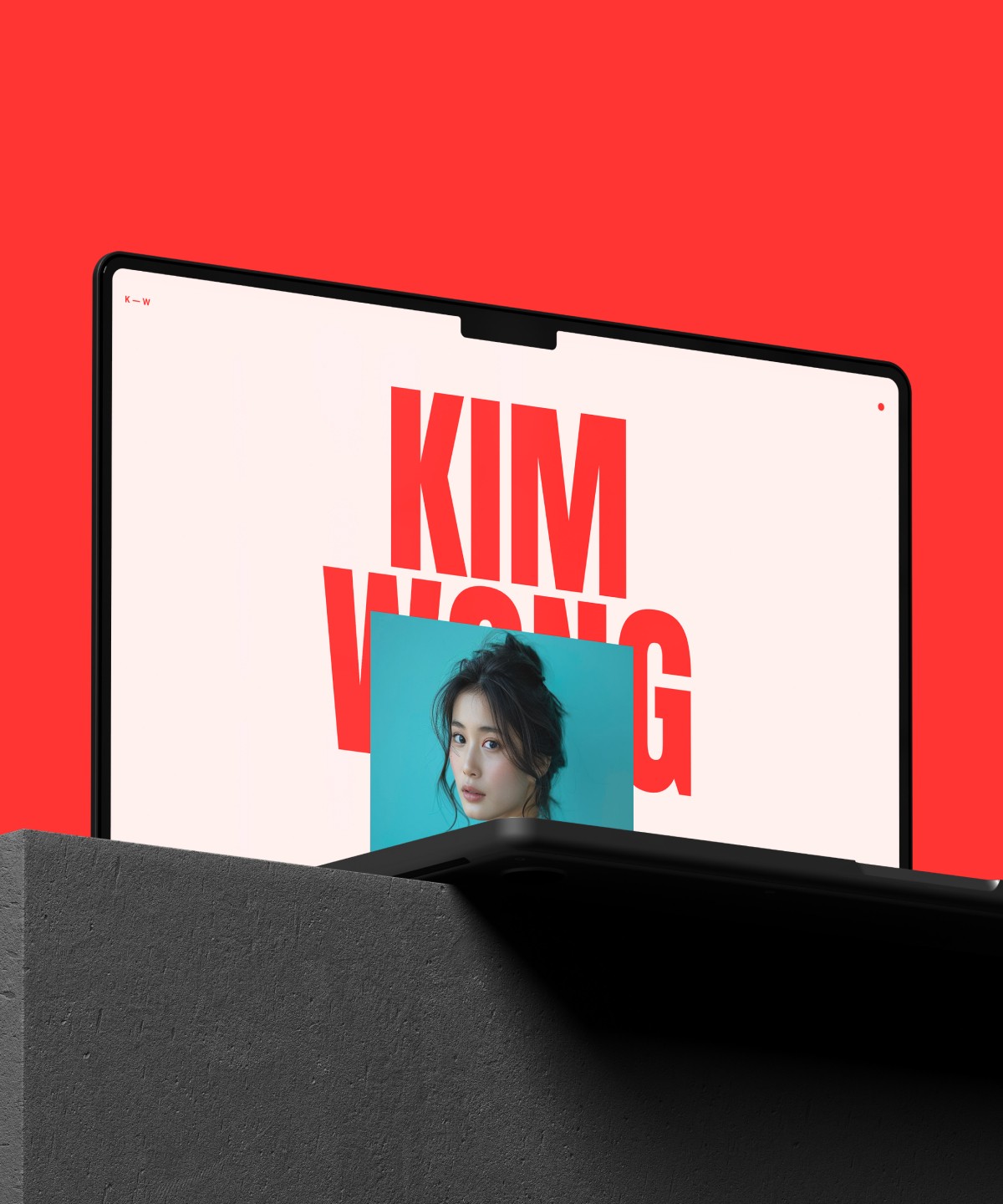 Screenshot 1 for Kim, a Framer Marketplace template by JP.