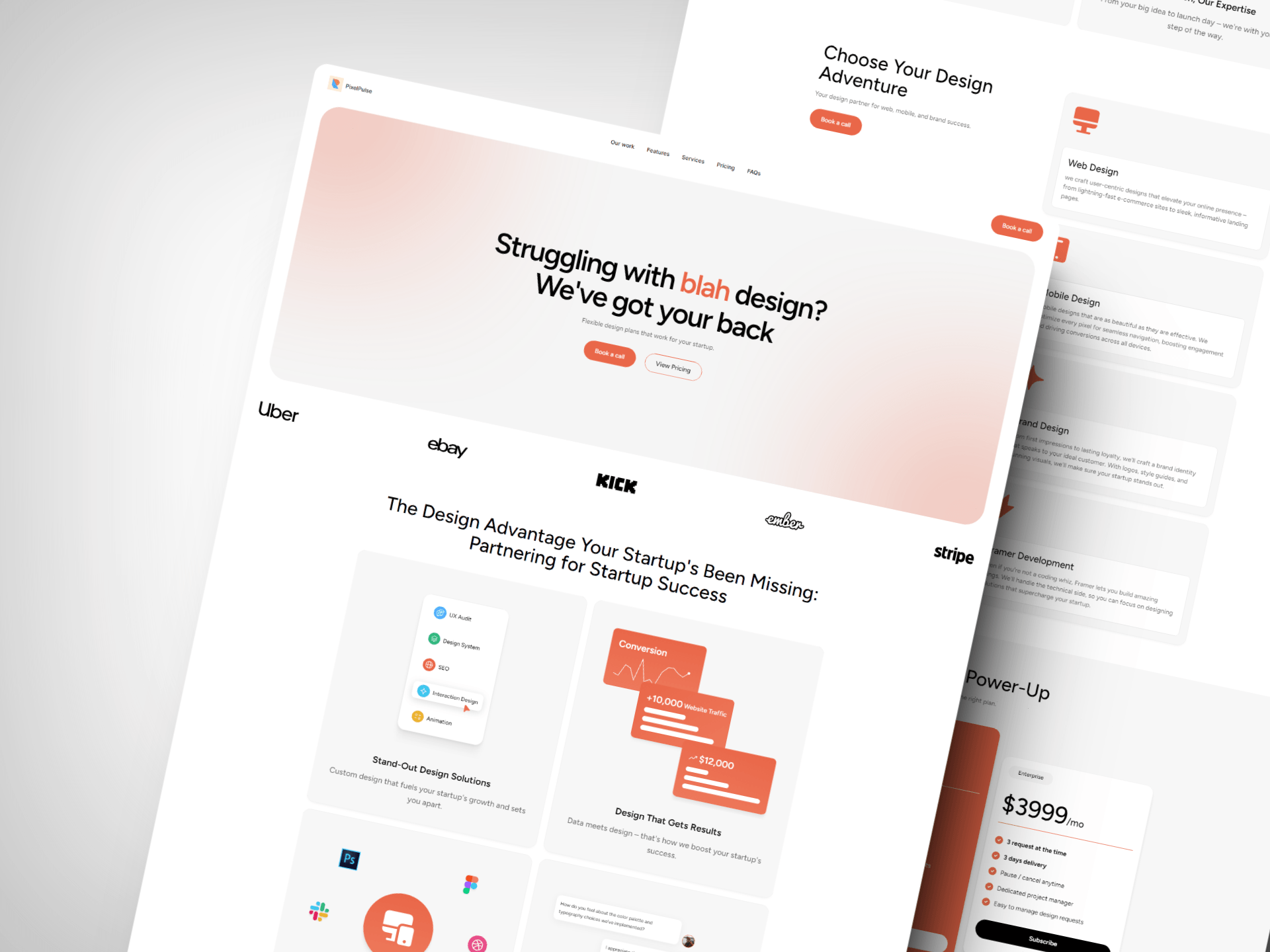 Thumbnail 2 for PixelPulse, a Framer Marketplace template by Yashraj Vaghela.