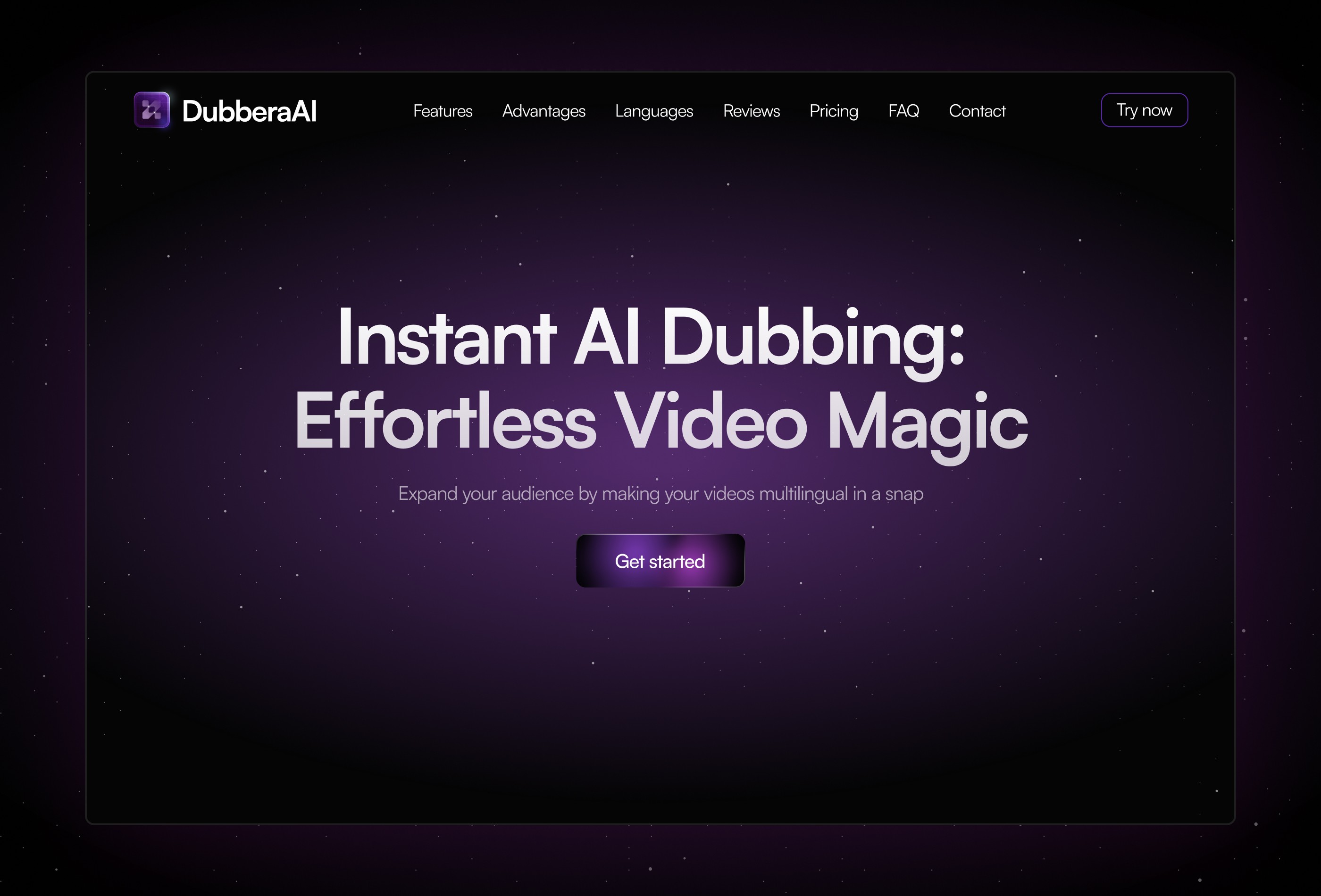 Screenshot 2 for DubberAI, a Framer Marketplace template by Adam Kowalski.