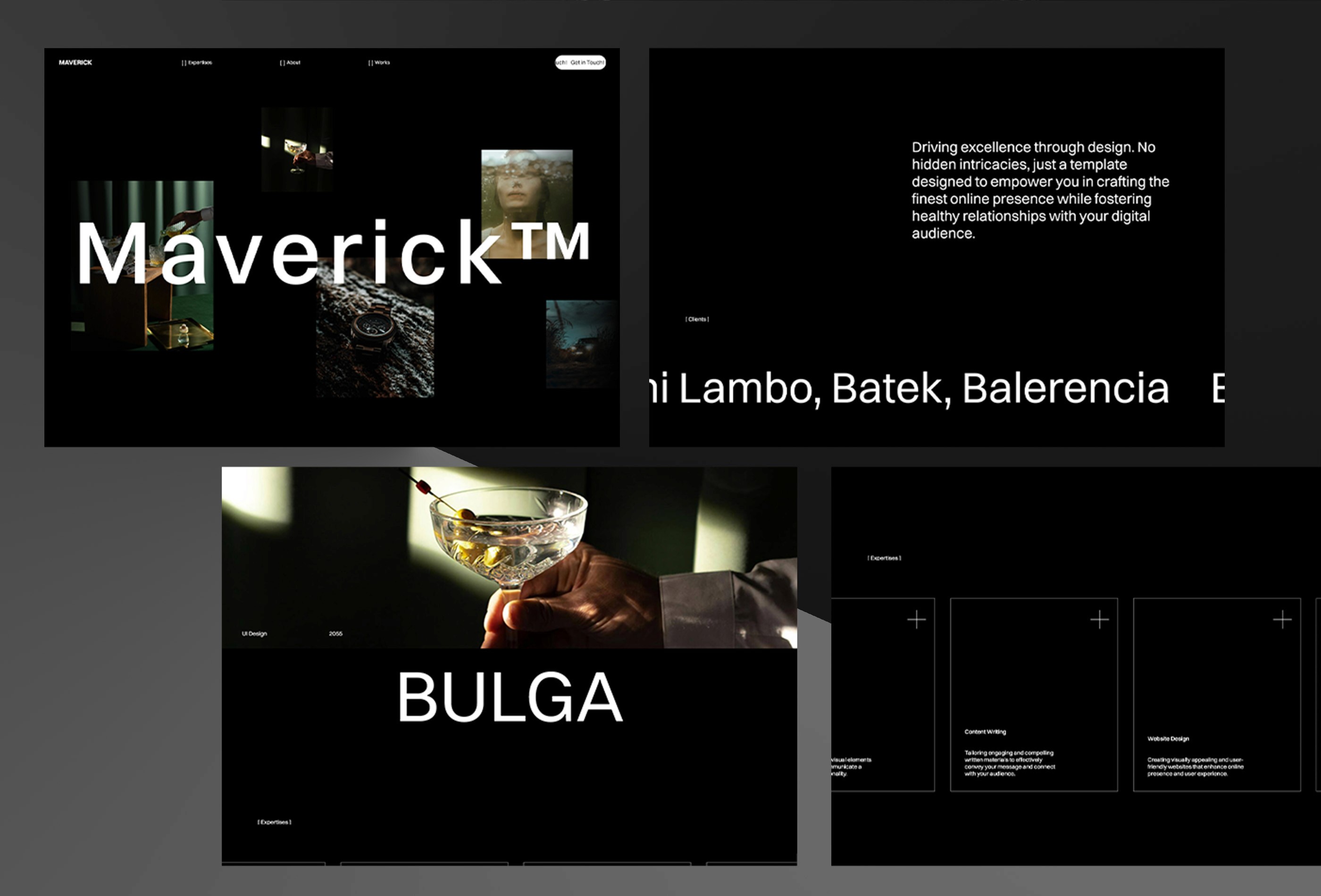 Screenshot 3 for Maverick, a Framer Marketplace template by Leandro M.