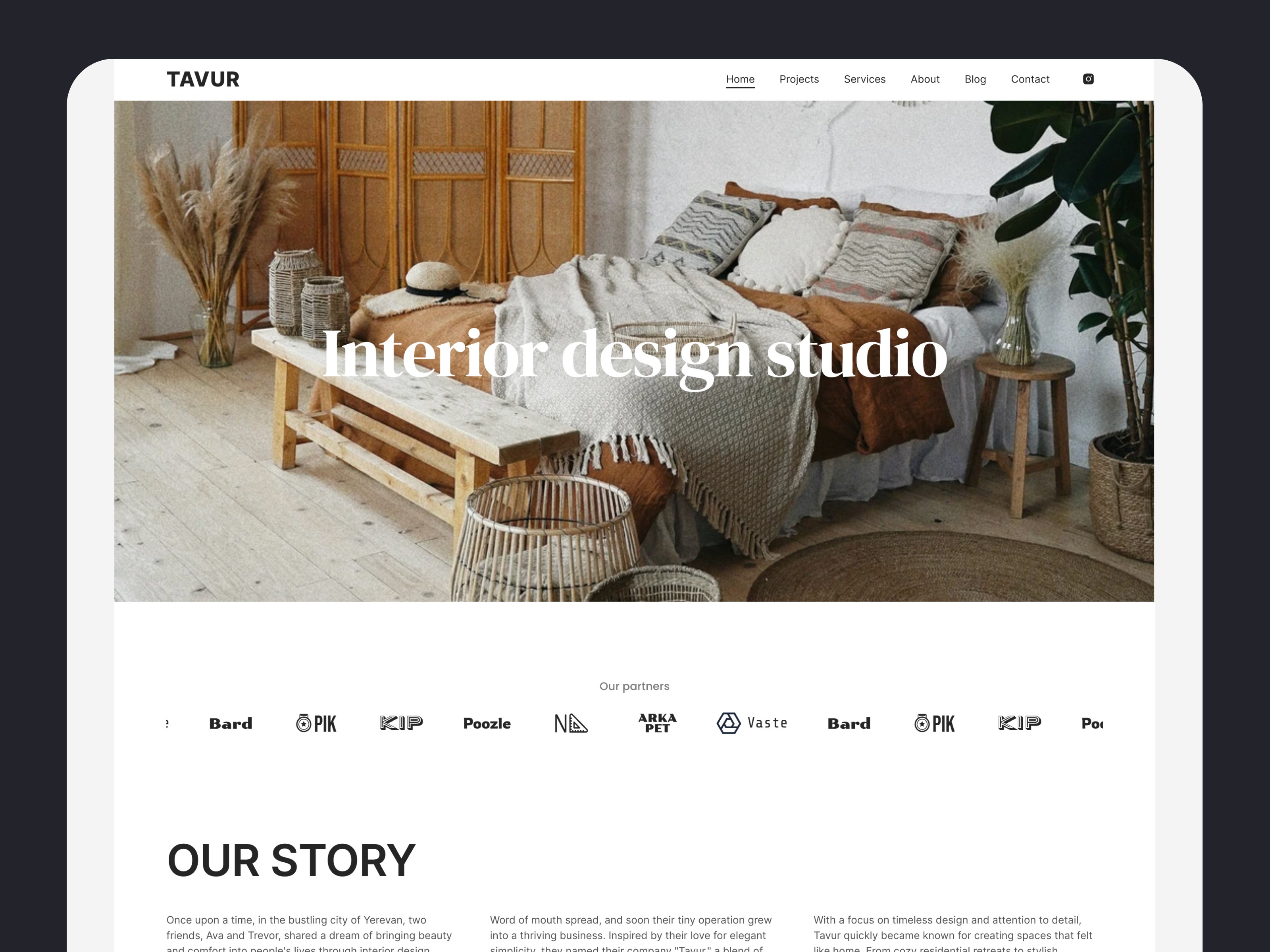 Screenshot 3 for Blueprint, a Framer Marketplace template by Blueprint.