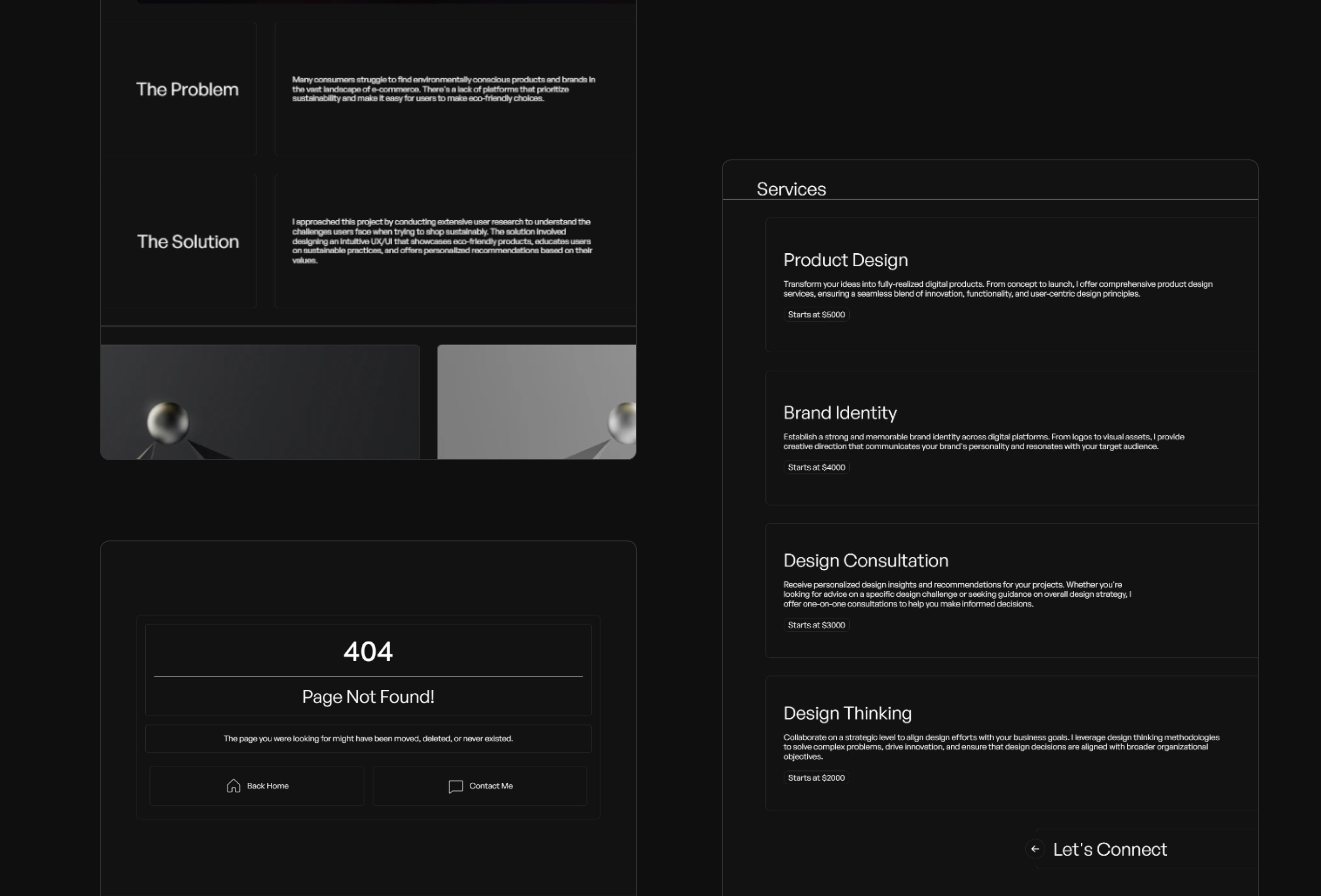 Screenshot 4 for Shade, a Framer Marketplace template by Thaer Swailem.