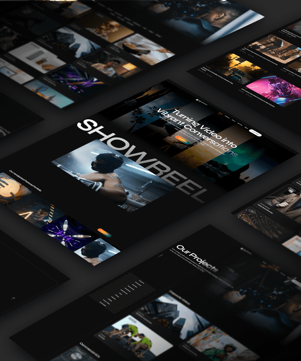 Screenshot 1 for VideoHut, a Framer Marketplace template by Real Mehedi.