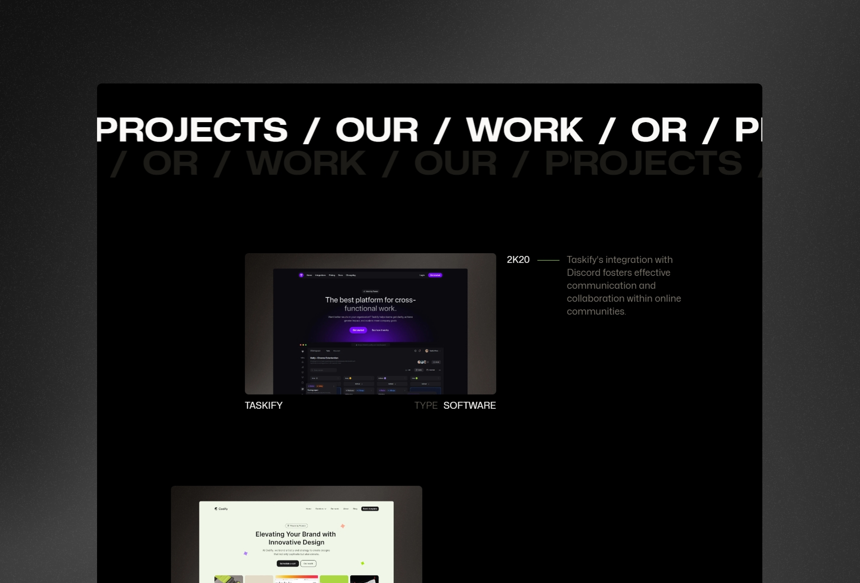 Screenshot 3 for Protify, a Framer Marketplace template by Dmytri Ivanov.