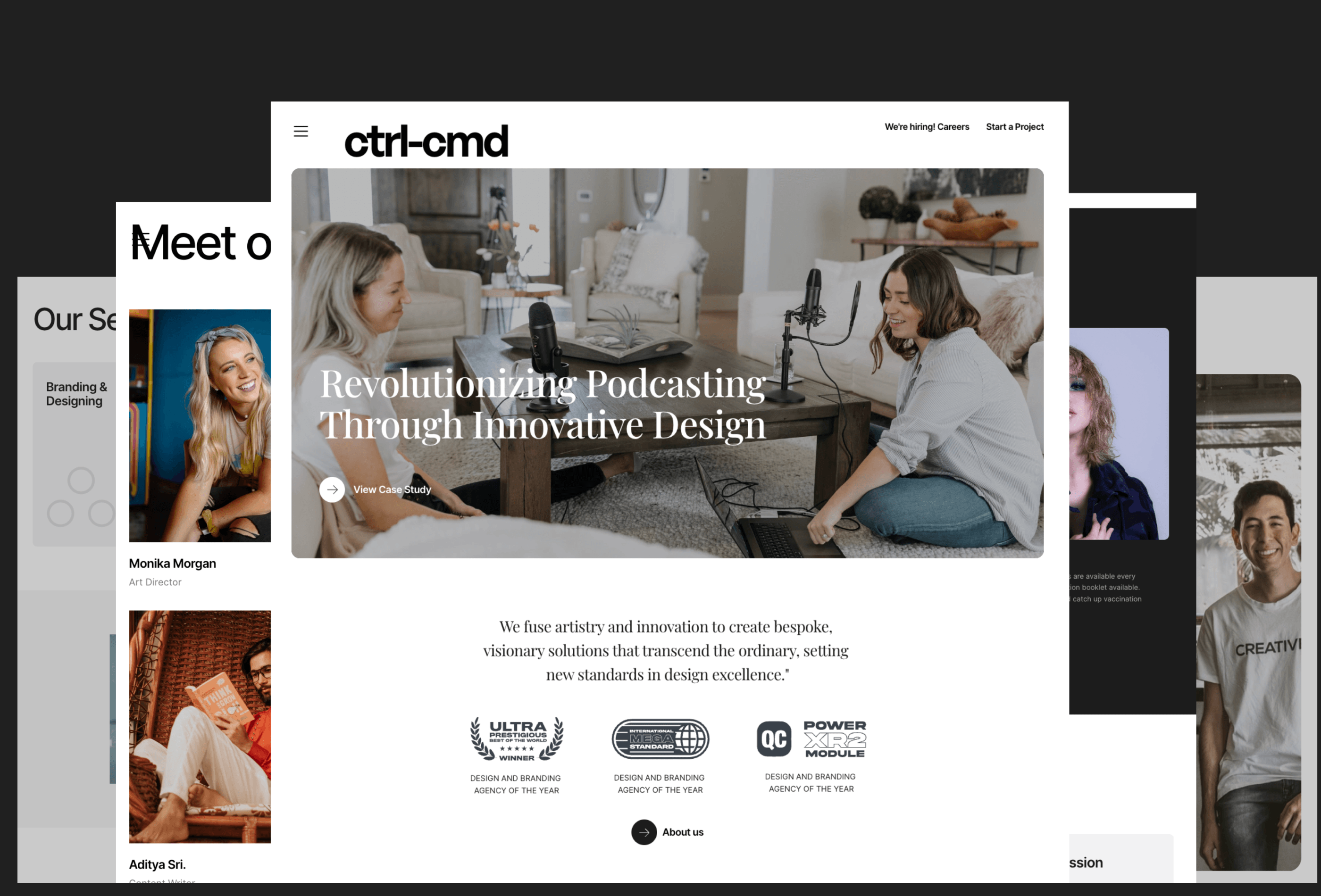 Screenshot 1 for CtrlCmd, a Framer Marketplace template by Flex&Grid.