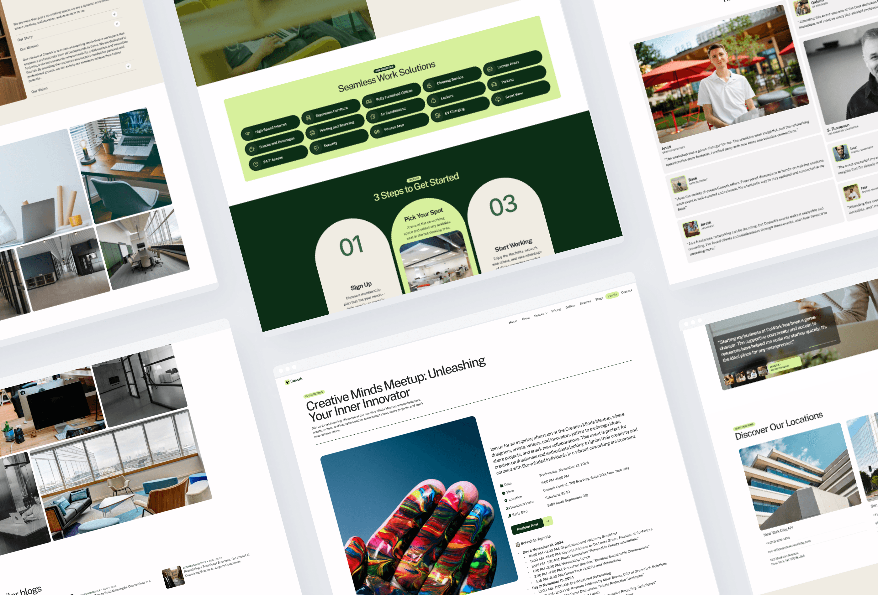 Screenshot 3 for Cowork, a Framer Marketplace template by Real Mehedi.